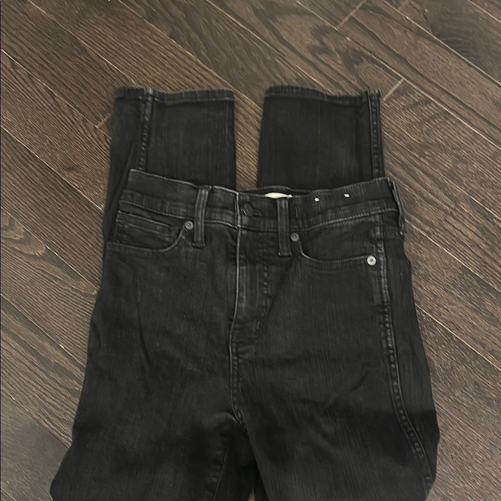 Madewell Black Stovepipe Jeans